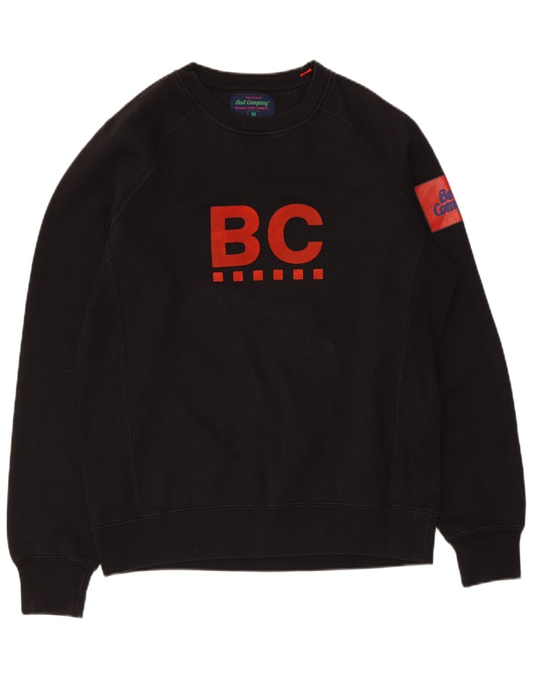 Best Company Sweat-shirt graphique coupe régulière pour homme Noir moyen