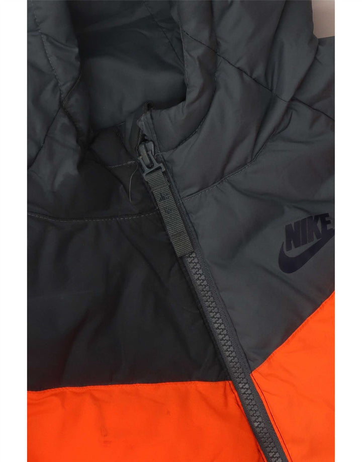 Veste matelassée à capuche Nike pour garçons 10-11 ans Colorblock multicolore moyen