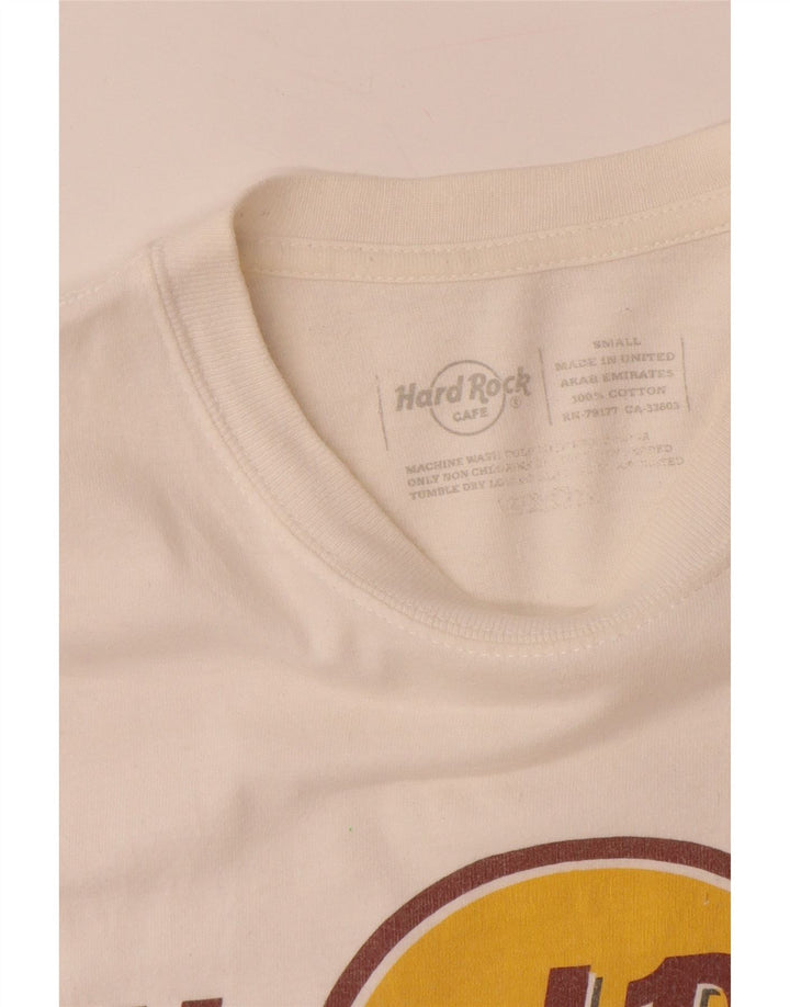 HARD ROCK CAFE T-shirt graphique Munich pour hommes, petit coton blanc