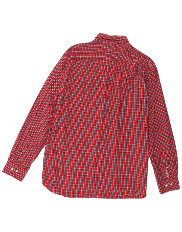 Tommy Hilfiger Chemise Homme XL Rouge Carreaux Coton