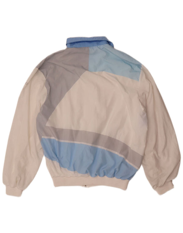 Golden Cup Veste de survêtement pour femme UK 14 Medium Blanc Colourblock