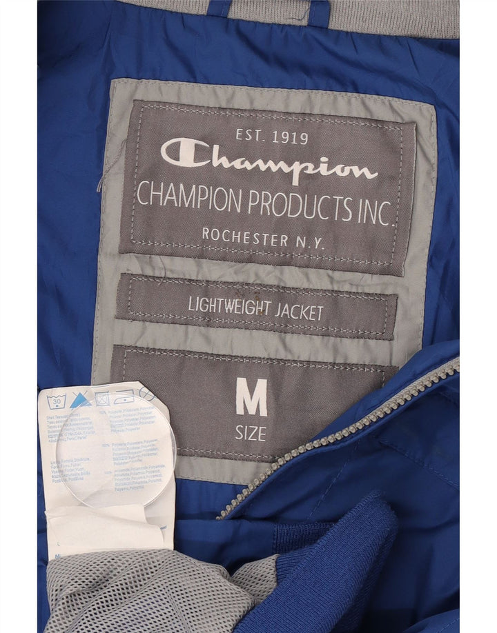 Champion Veste Bomber Homme UK 38 Bleu Moyen Polyester