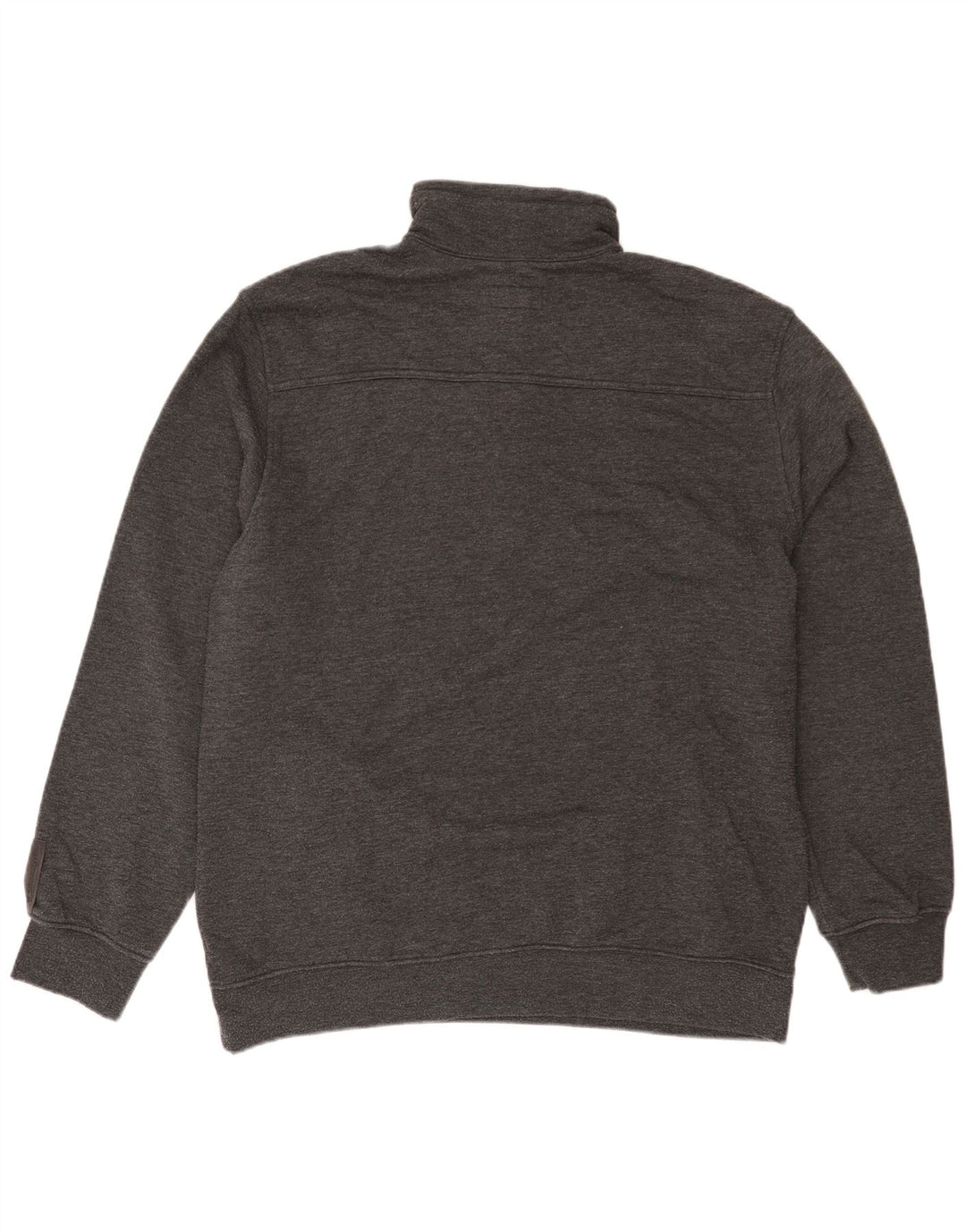 Champion Sweat-shirt à col zippé pour homme 3XL Gris Coton