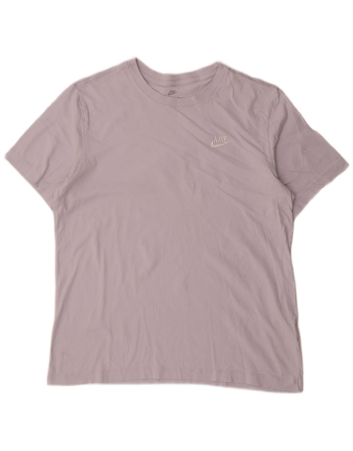 Nike T-shirt pour homme en coton violet Taille L