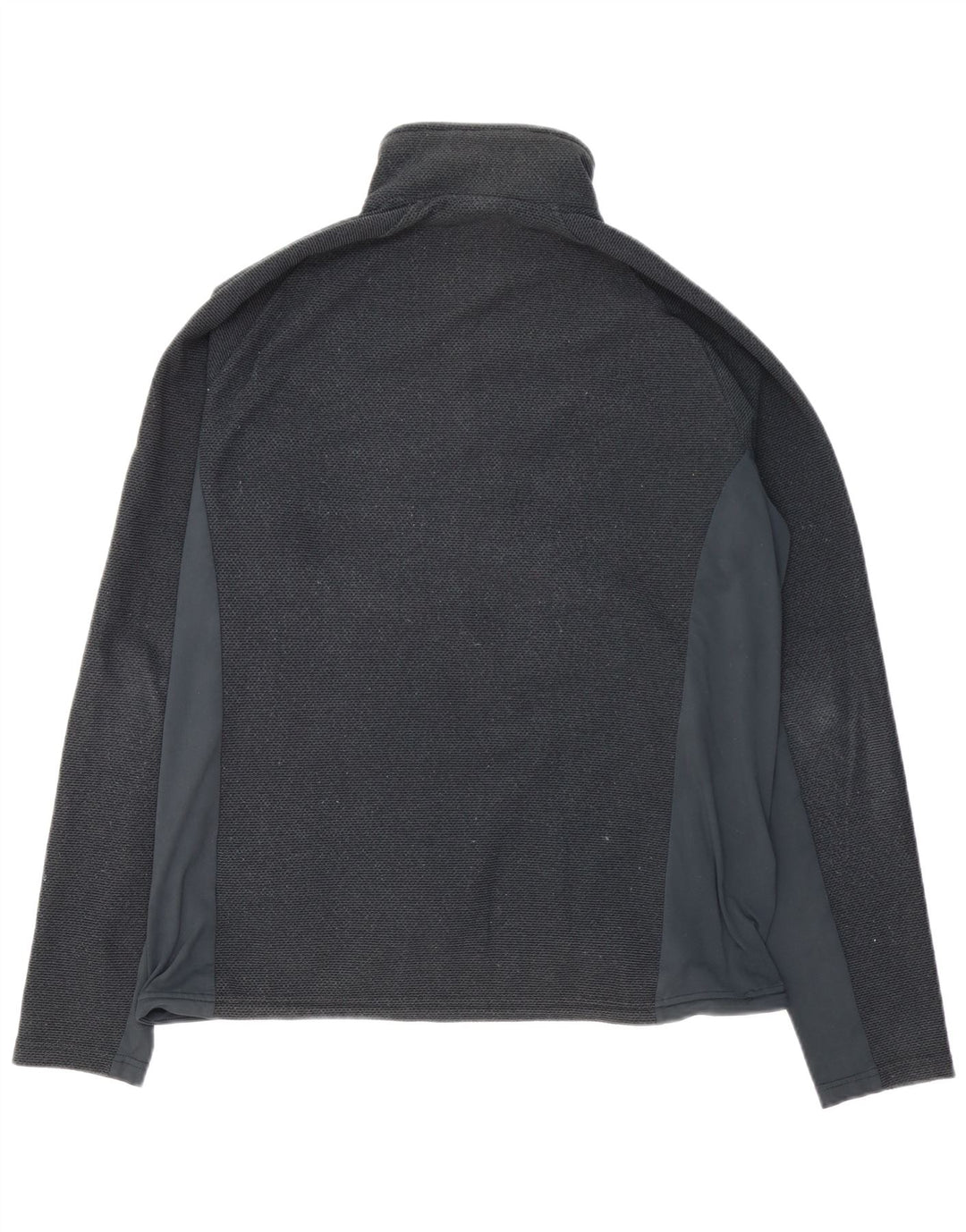 RAB Sweat-shirt à col zippé pour homme en polyester color block Noir Taille L