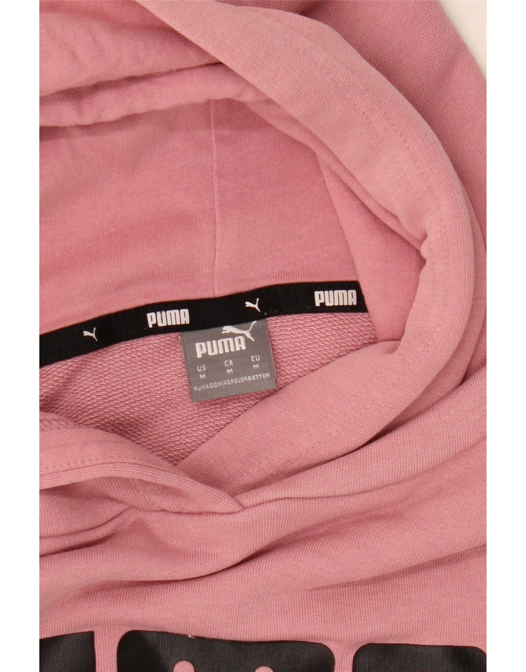 Puma Pull à Capuche Graphique Homme Rose Moyen