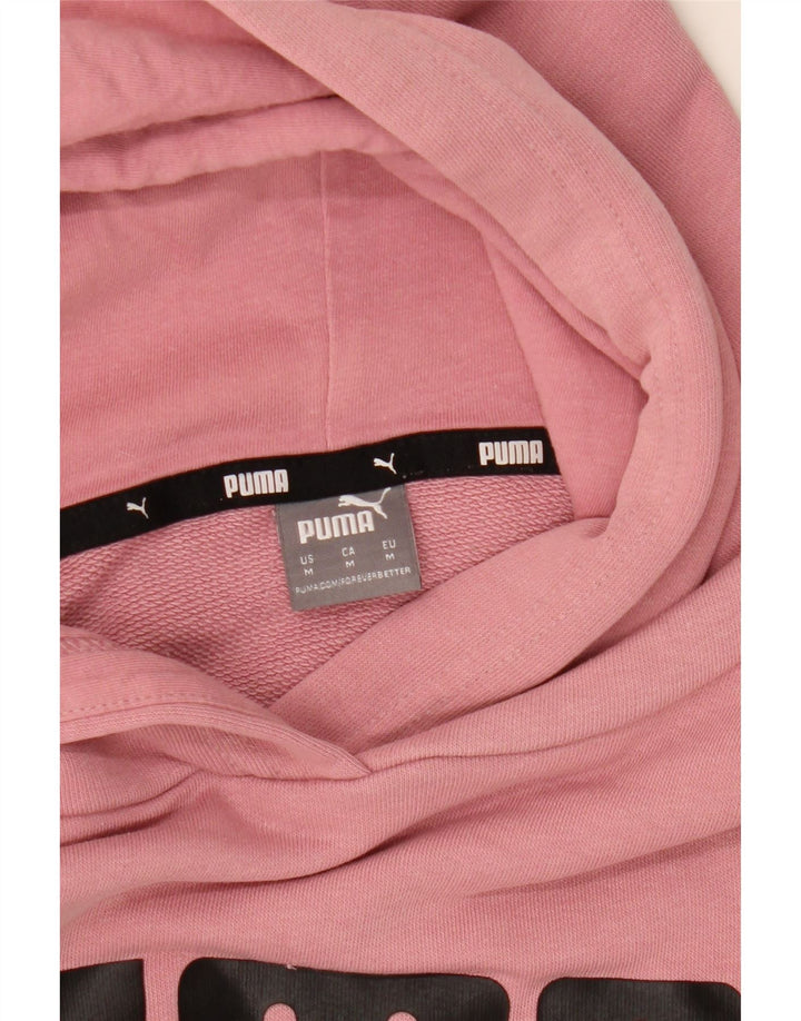 Puma Pull à Capuche Graphique Homme Rose Moyen