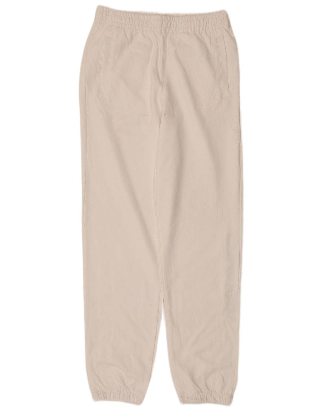 CALVIN KLEIN Pantalon de Survêtement Graphique Joggers Homme Blanc Moyen Coton