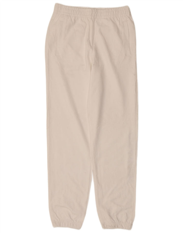 CALVIN KLEIN Pantalon de Survêtement Graphique Joggers Homme Blanc Moyen Coton