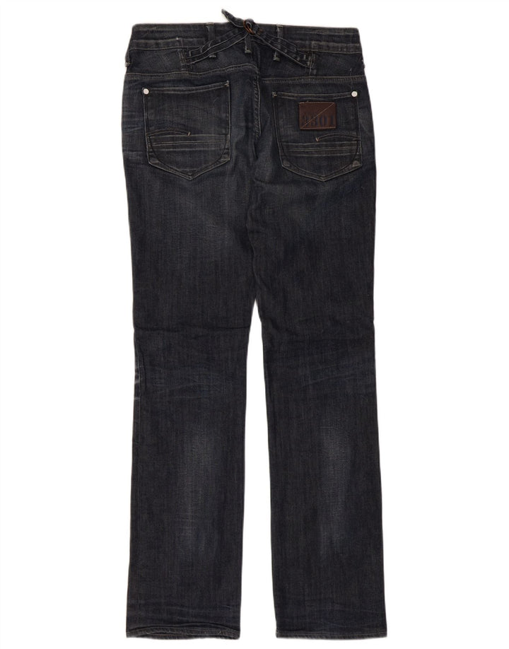 G-Star Jean droit femme W30 L32 bleu marine coton