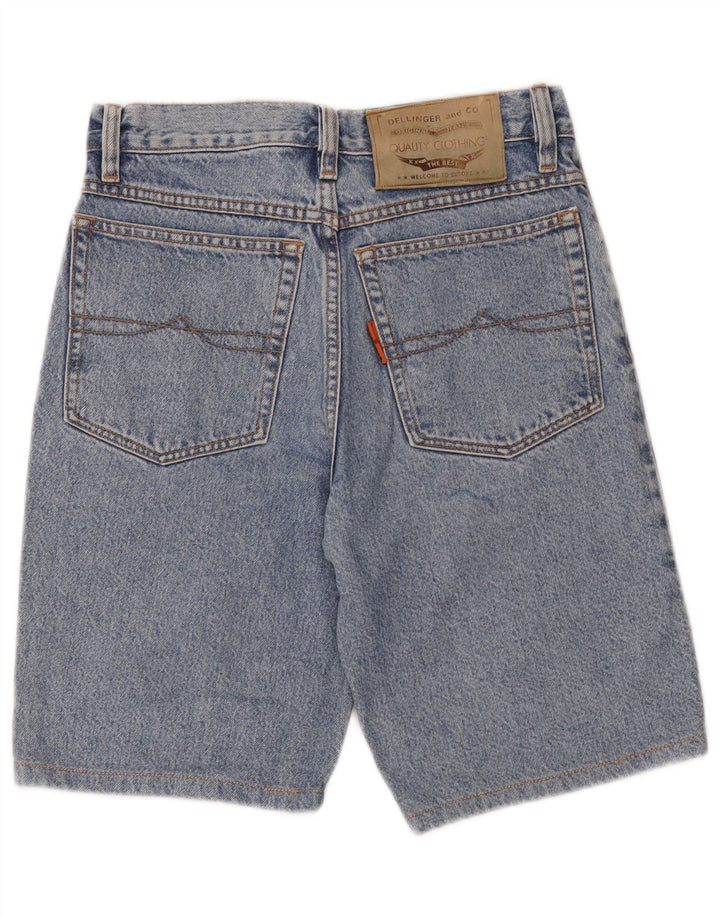 Short en denim homme vintage W30 coton bleu moyen