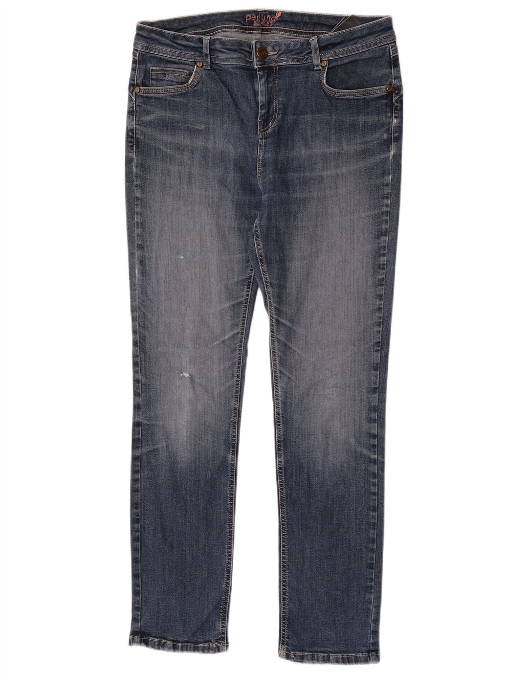 Marks & Spencer Jean Slim Femme W32 L30 Bleu Coton