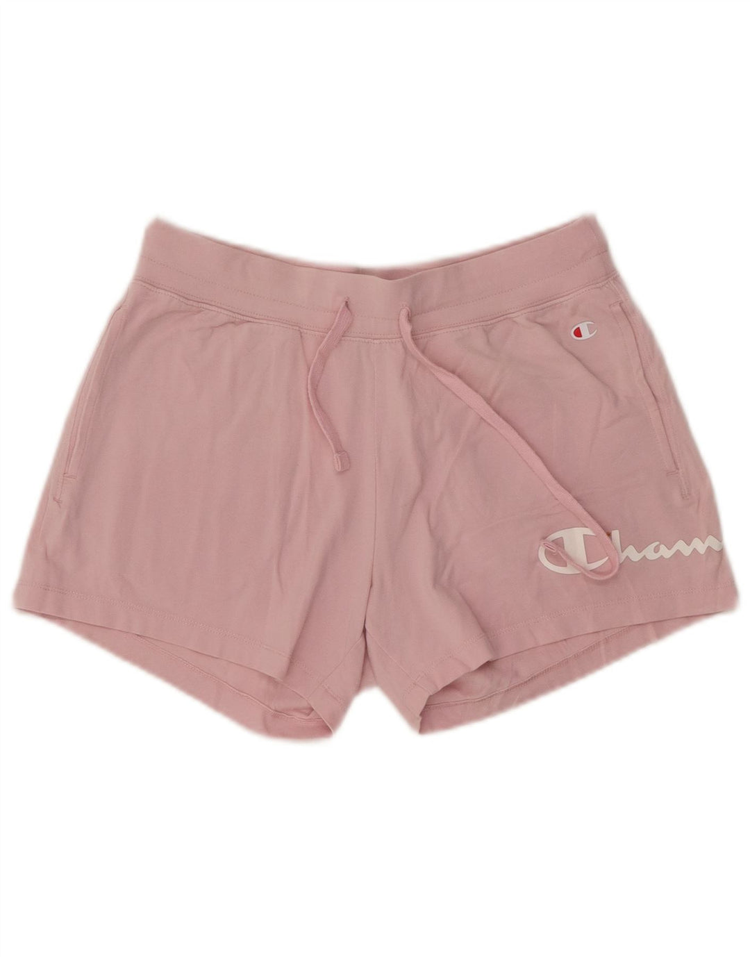 Champion Short de sport graphique pour femme UK 12 Coton rose moyen