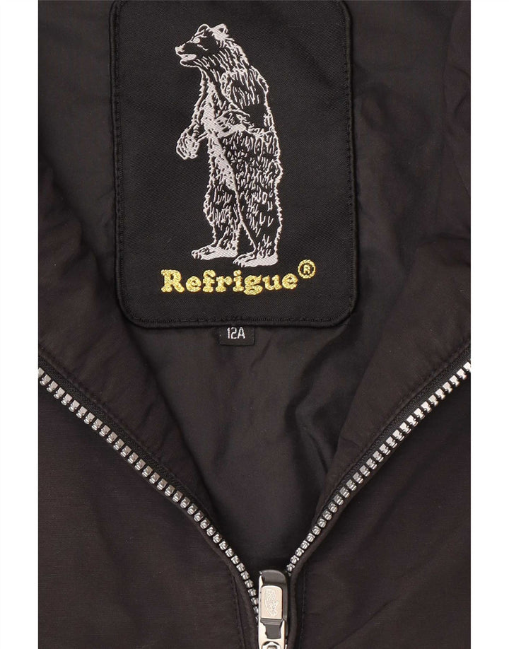 Refrigue Bomber Garçon 13-14 ans Nylon Noir