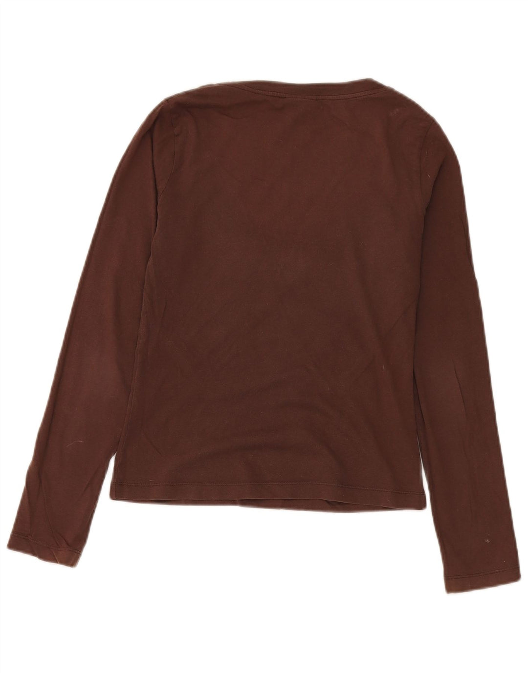 Datch Haut graphique à manches longues pour femme UK 10 Petit Marron