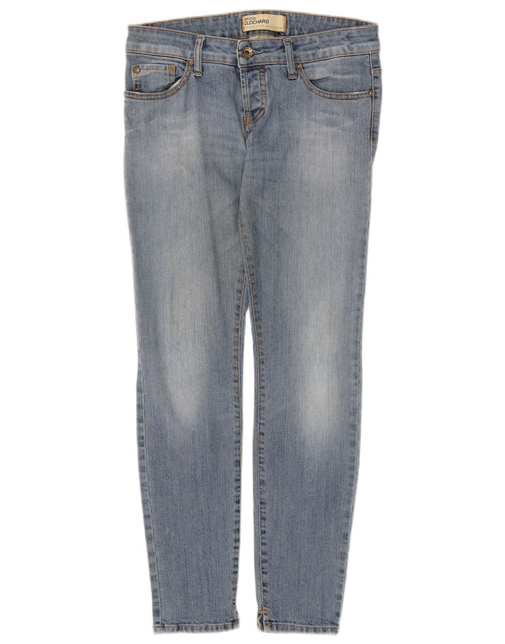 MAISON CLOCHARD Jean Slim Femme W28 L29 Bleu Coton