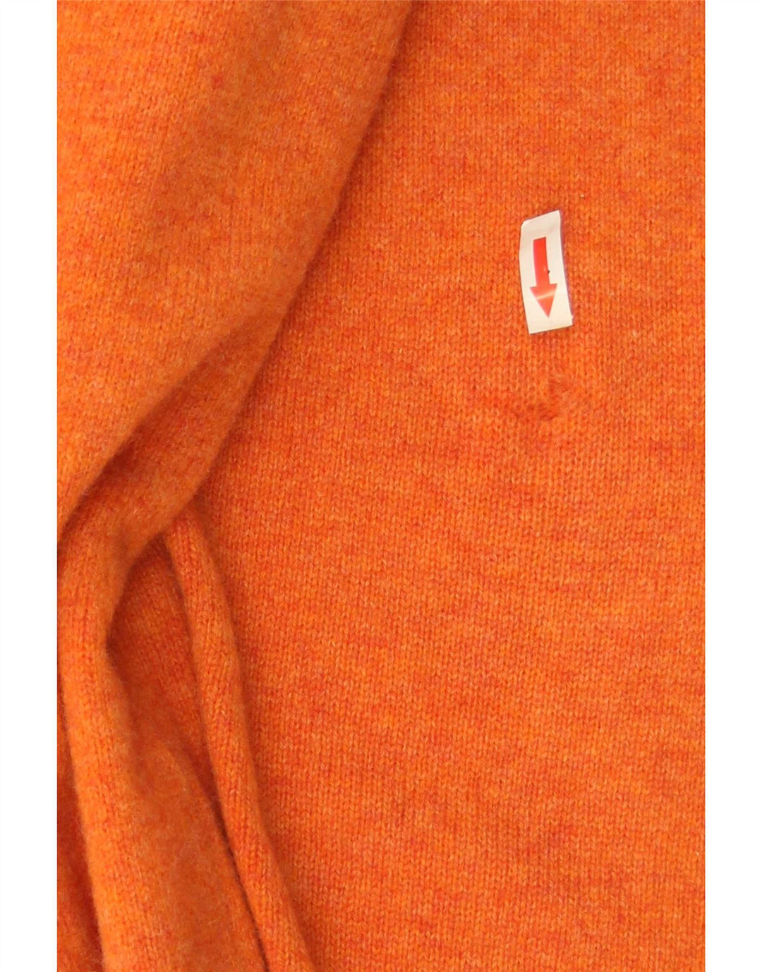 Kappa Pull Col Zippé Homme Orange Moyen Laine