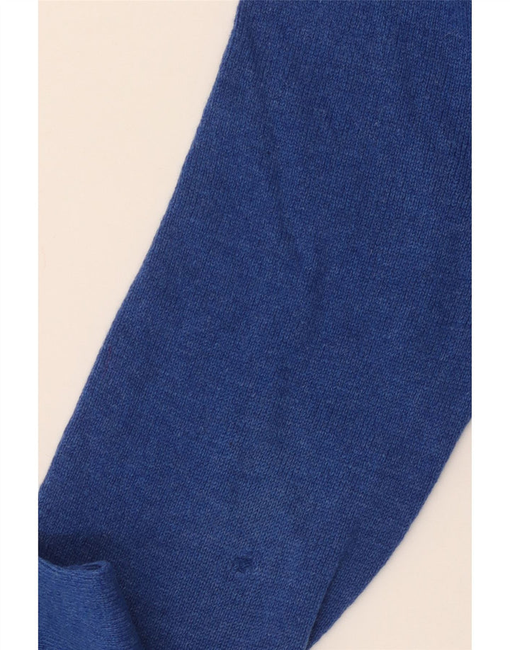 Marks & Spencer Pull Col V Homme Bleu Moyen Laine