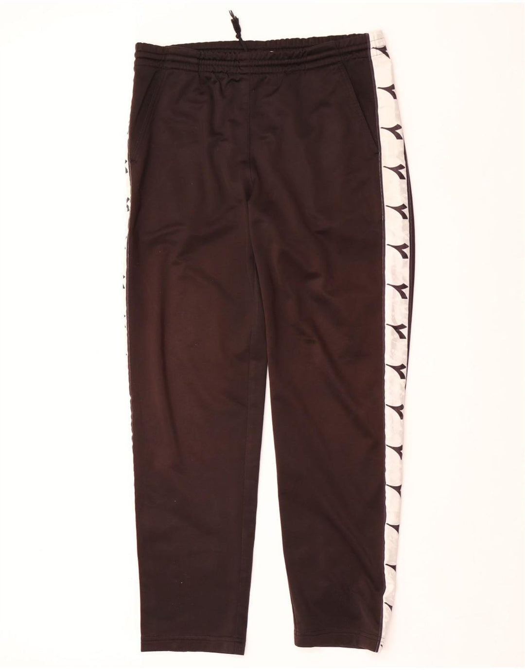Diadora Pantalon de Survêtement Graphique Homme Large Noir Colorblock Polyester
