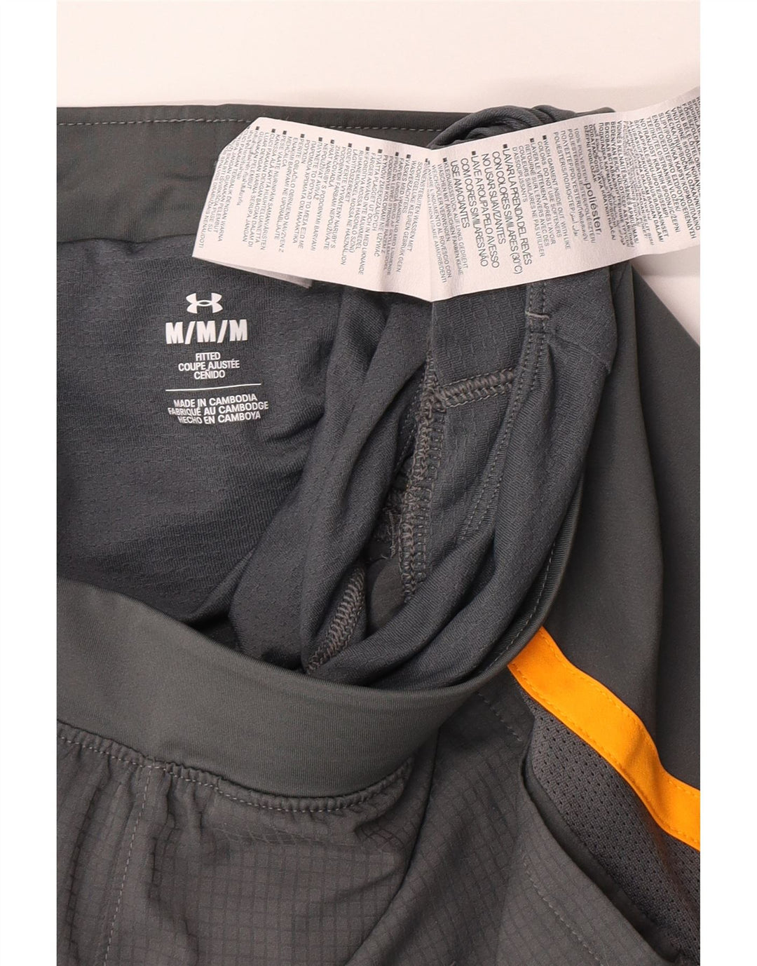 Under Armour Short Graphic Sport Homme Gris Moyen Colourblock Polyester