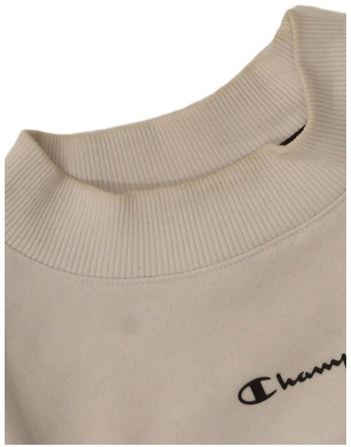 Champion Sweat-shirt graphique pour femme UK 14 Medium Black Colourblock
