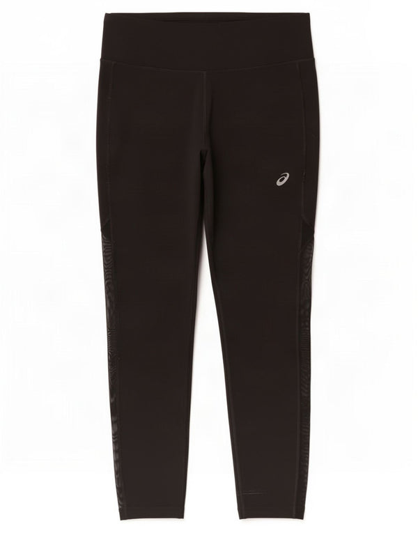 Asics Leggings Femme UK 42 Polyester Noir Moyen