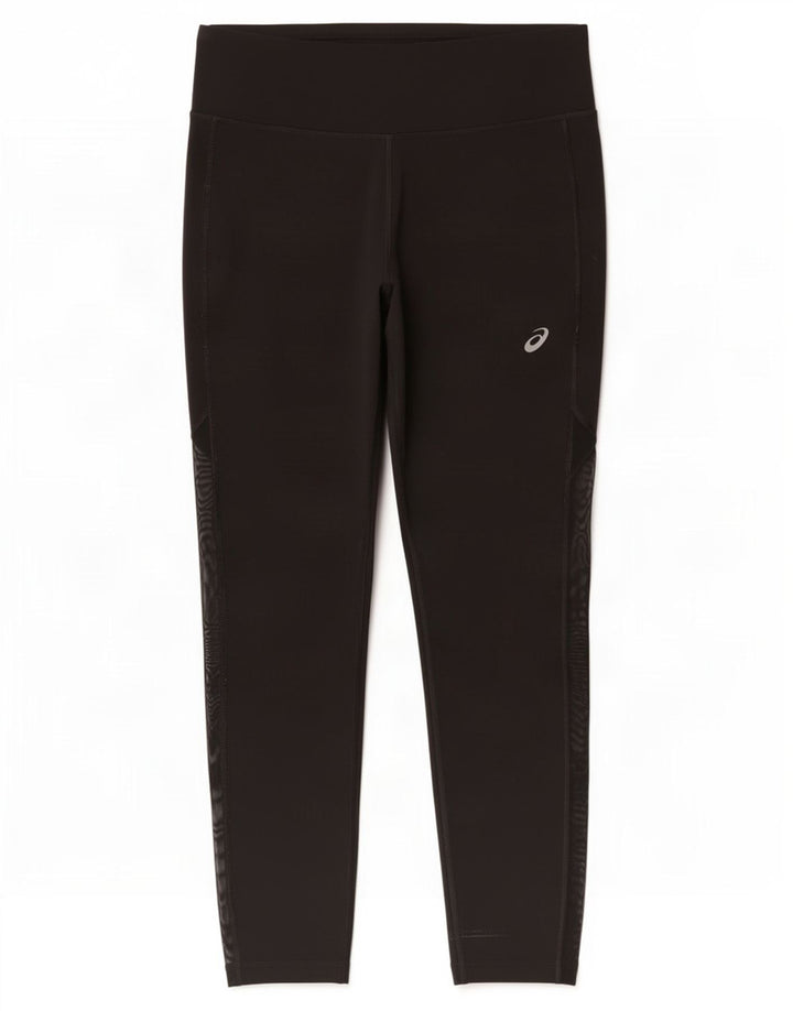 Asics Leggings Femme UK 42 Polyester Noir Moyen
