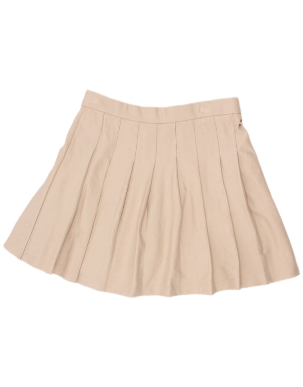 Jupe Plissée Couteau Fille Zara 11-12 Ans W24 Viscose Beige