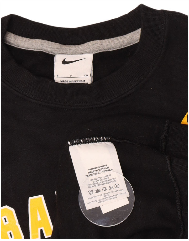 Nike Hommes Baylor Bears Graphic Sweatshirt Jumper Petit Noir Coton