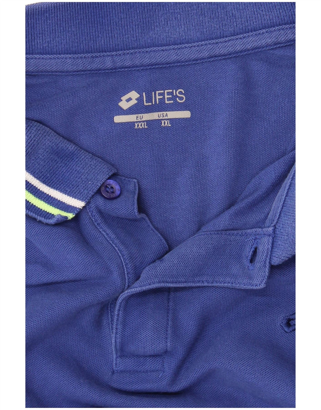 Lotto Polo Homme 2XL Bleu