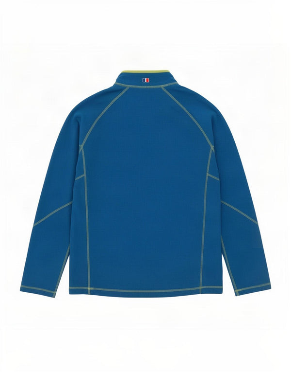 Berghaus Pull polaire à col zippé pour homme, grand bleu