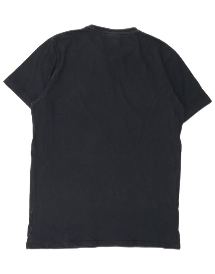 ELLESSE T-Shirt Graphique Top Rayé Bleu Marine Moyen Homme