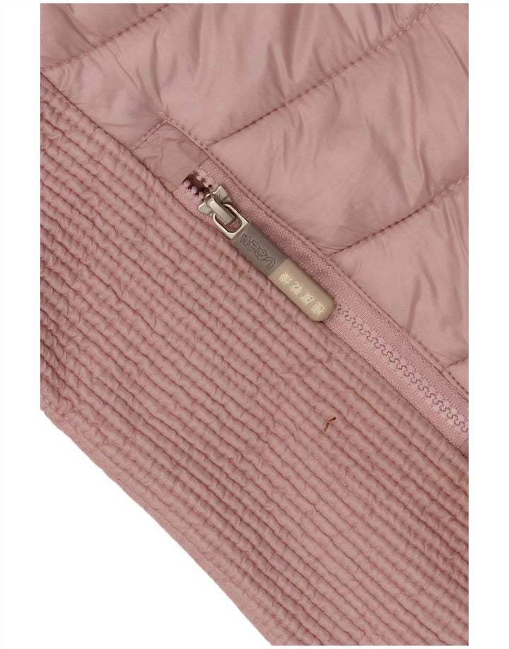 SUPERDRY Veste matelassée pour femme UK 16 Large Rose Nylon