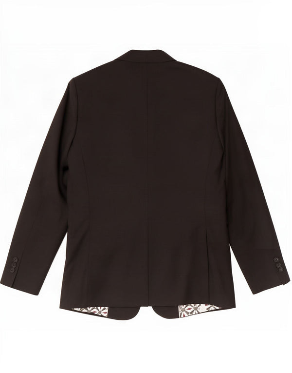 Ted Baker Veste blazer à 2 boutons pour homme UK 42 XL Laine noire