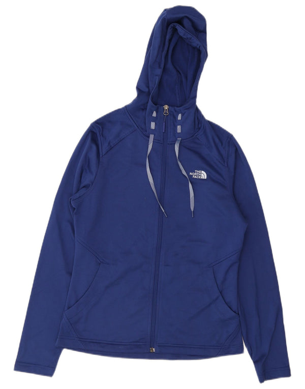 The North Face Pull à capuche zippé pour femme UK 12 Bleu moyen Polyester