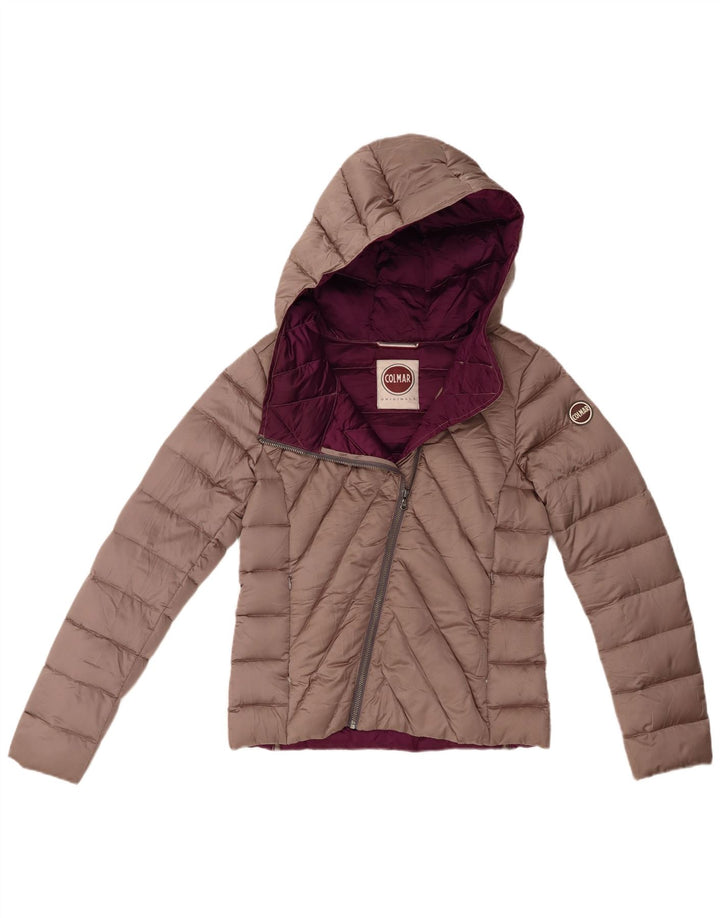 Colmar Veste matelassée à capuche pour femme IT 44 Violet moyen
