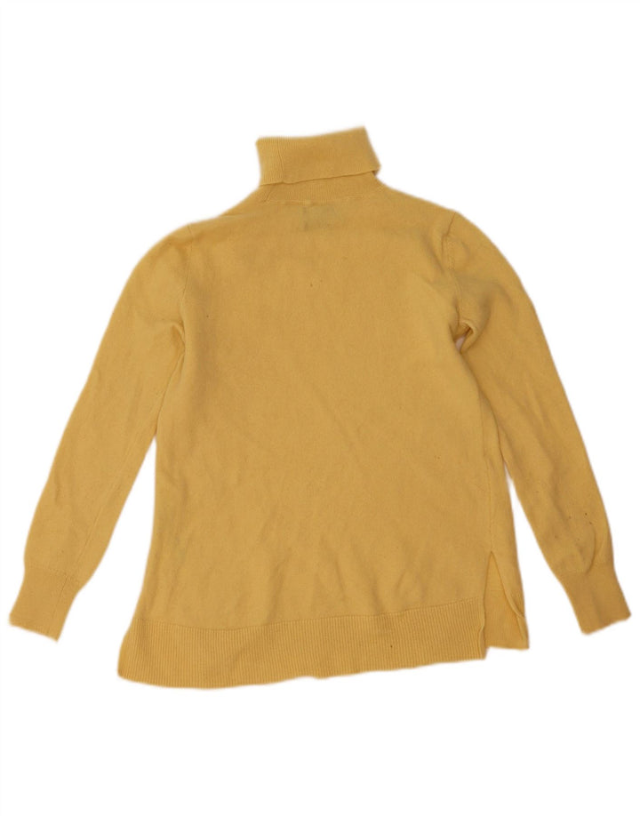 Massimo Dutti Pull col roulé pour femme UK 6 XS Jaune Laine