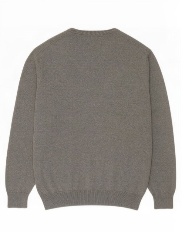 J. Crew Pull col V pour homme 2XL Gris Coton