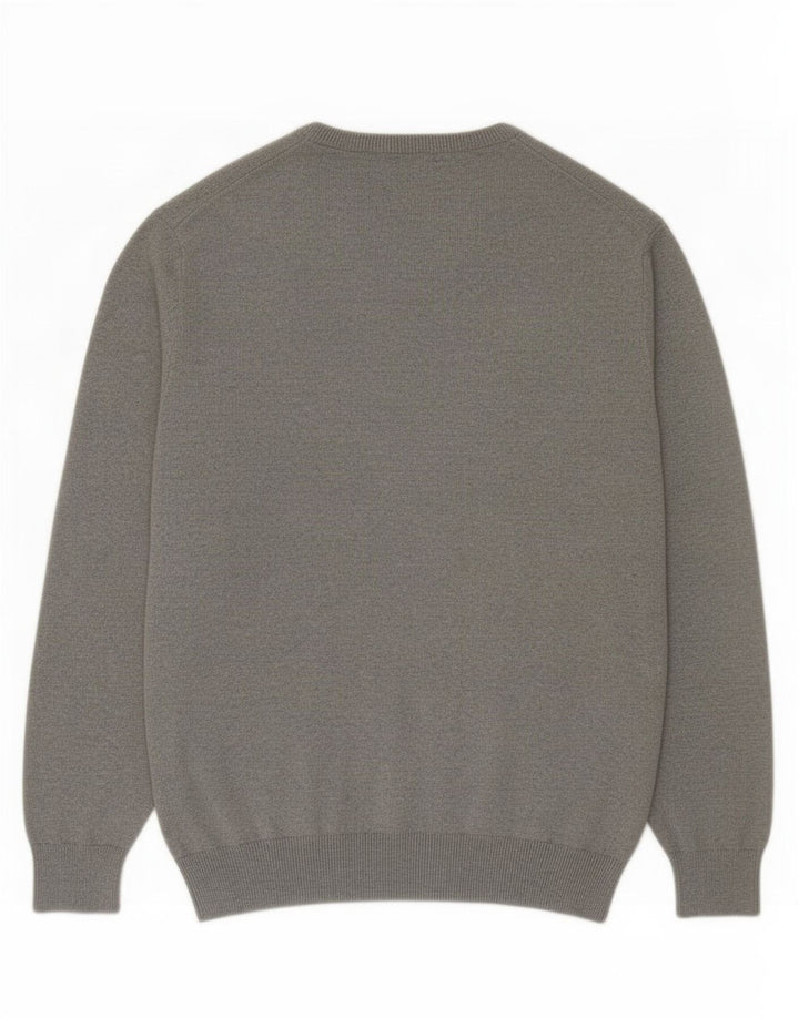 J. Crew Pull col V pour homme 2XL Gris Coton