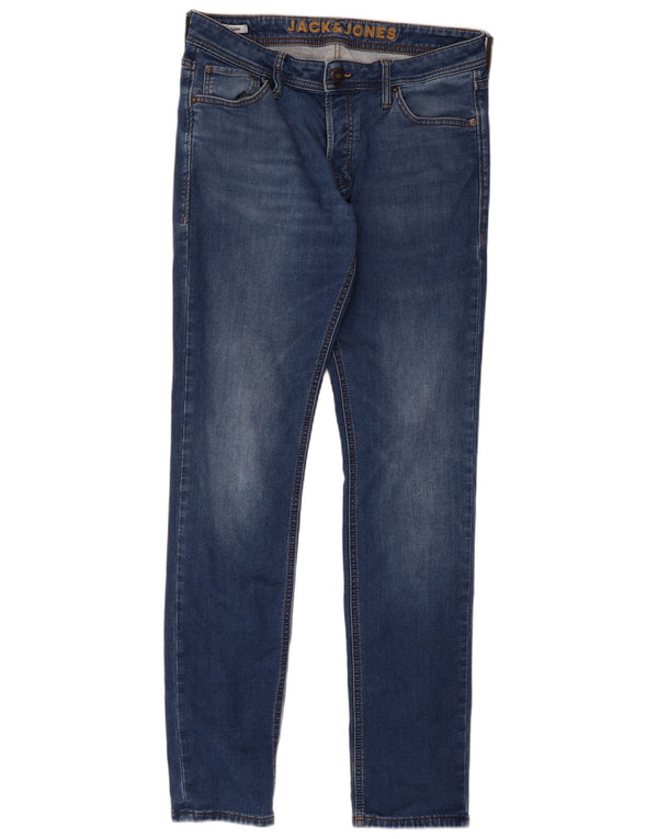 Jack & Jones Jean Slim GLENN Femme W34 L34 Bleu Coton