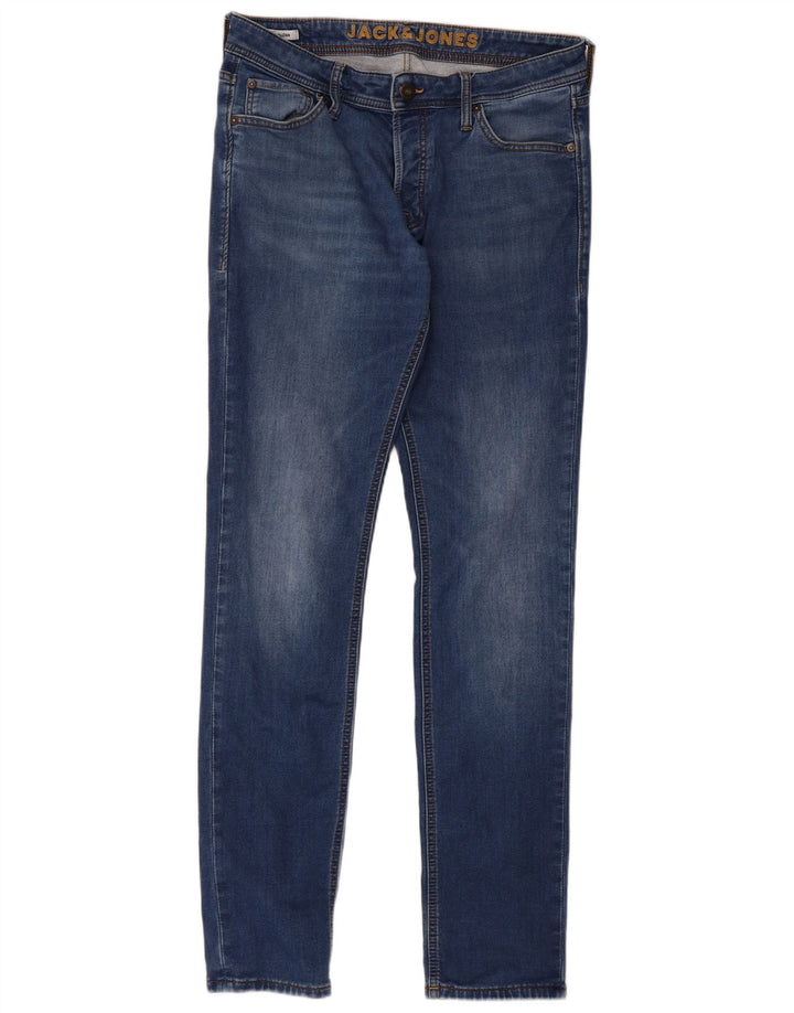 Jack & Jones Jean Slim GLENN Femme W34 L34 Bleu Coton