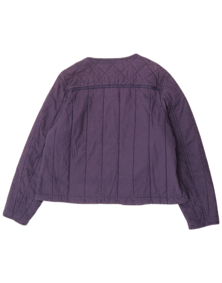 Fat Face Veste matelassée pour femme UK 18 XL Bleu marine Coton