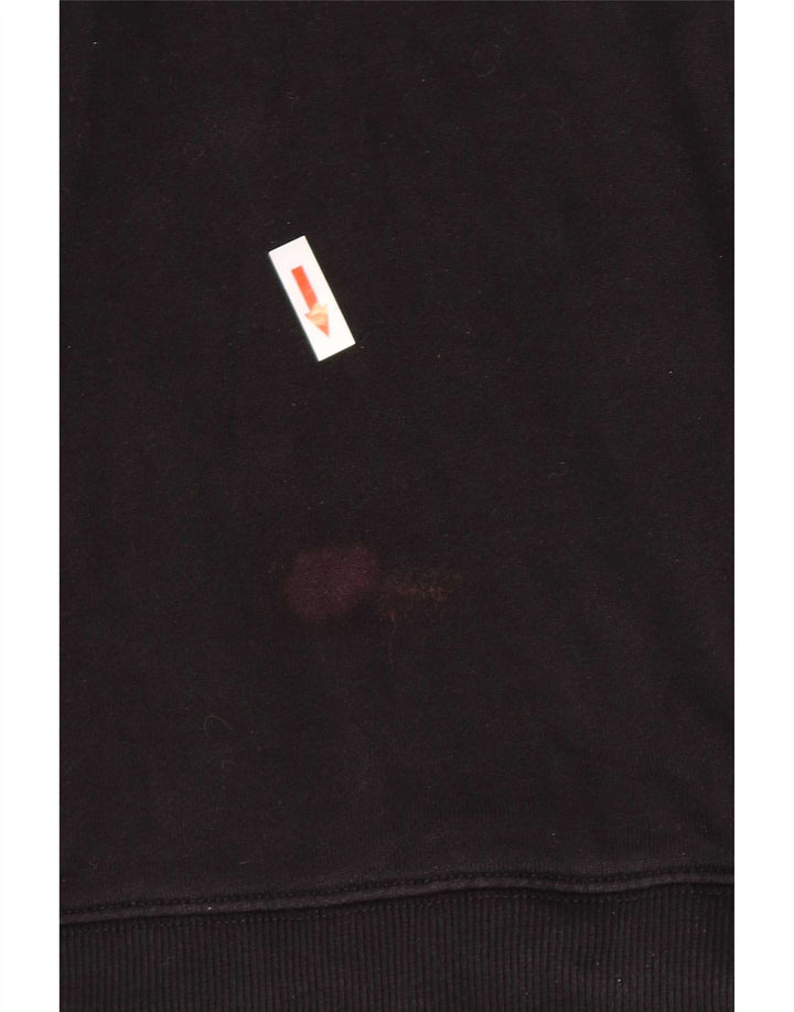 Adidas Sweat-shirt pour femme UK 12/14 en coton noir moyen