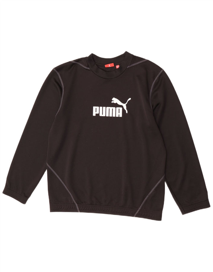 Puma Sweat-Shirt Graphique Homme Noir Moyen Polyester