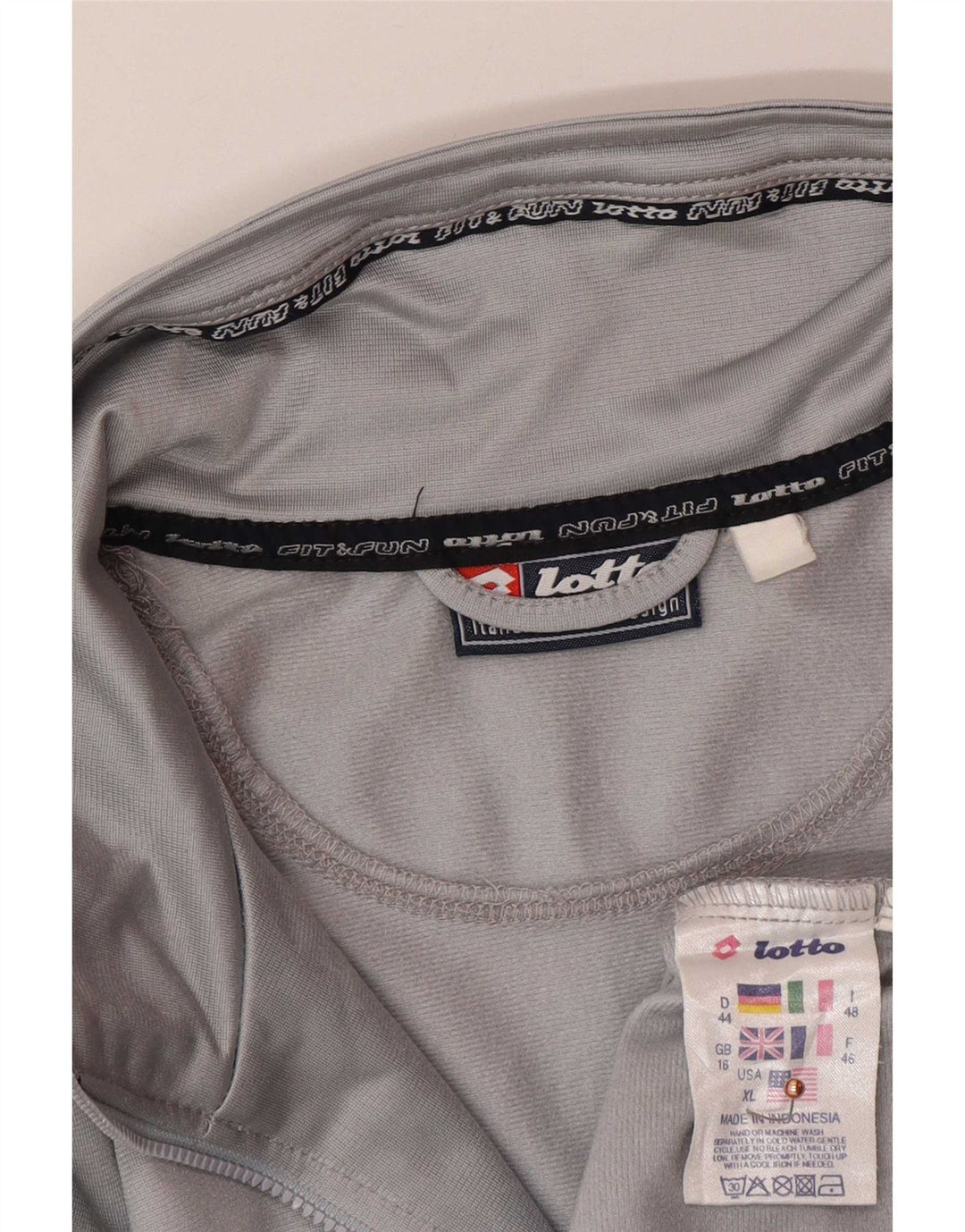 Lotto Veste de survêtement surdimensionnée pour femme UK 16 Large Gris Colorblock