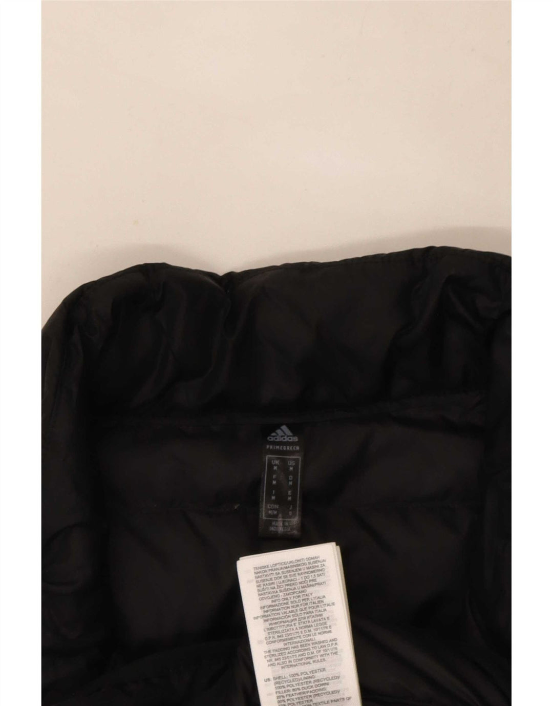 Adidas Gilet rembourré pour homme UK 38 Medium Noir Polyester