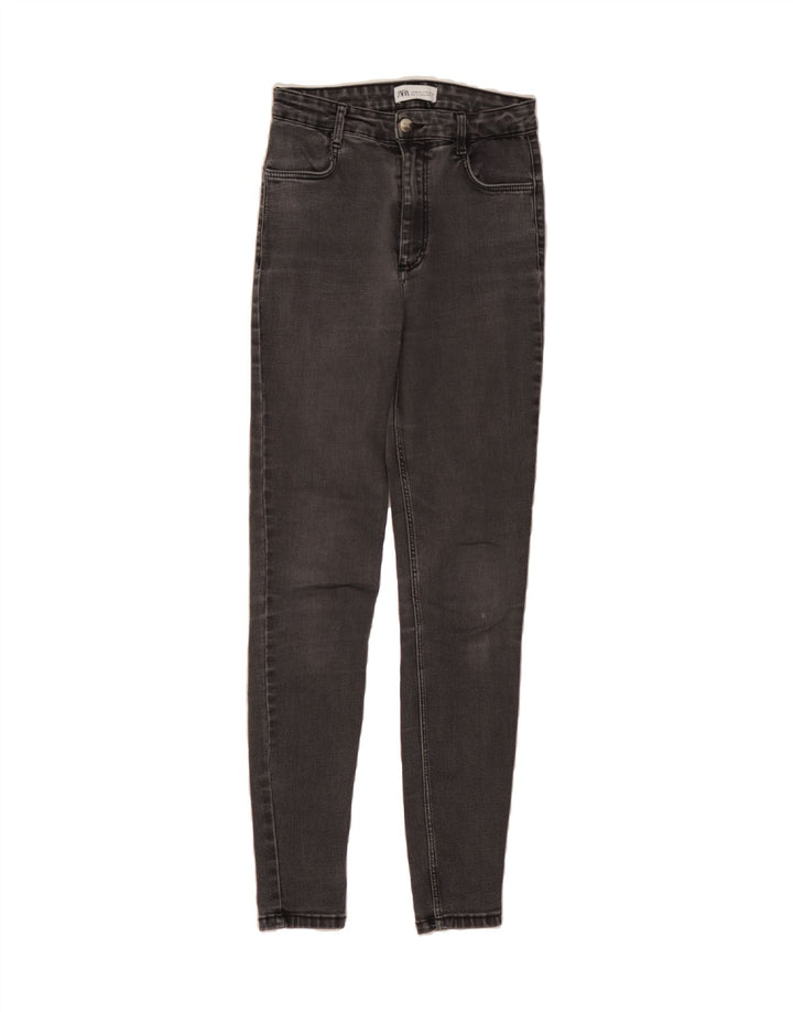 ZARA Womens Skinny Jeans EU 36 Small W26 L29 Grey Vintage Zara and Second-Hand Zara from Messina Hembry 