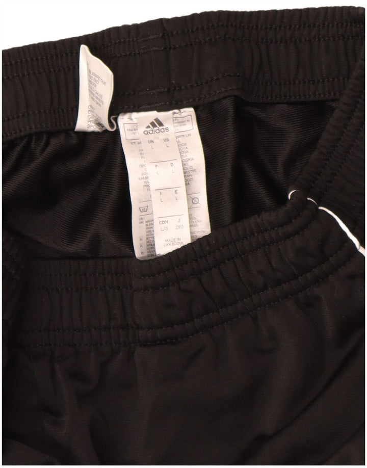 Adidas Pantalon de survêtement pour homme Joggers Large Noir Polyester