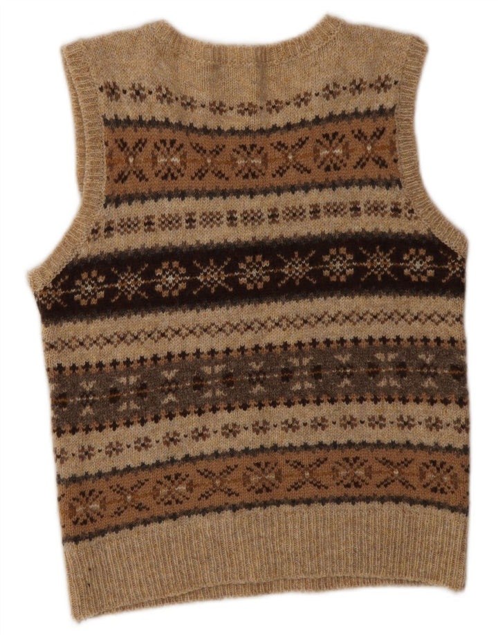 MOLOH Débardeur pour femme Taille 1 Petit Marron Fair Isle Wool Classic