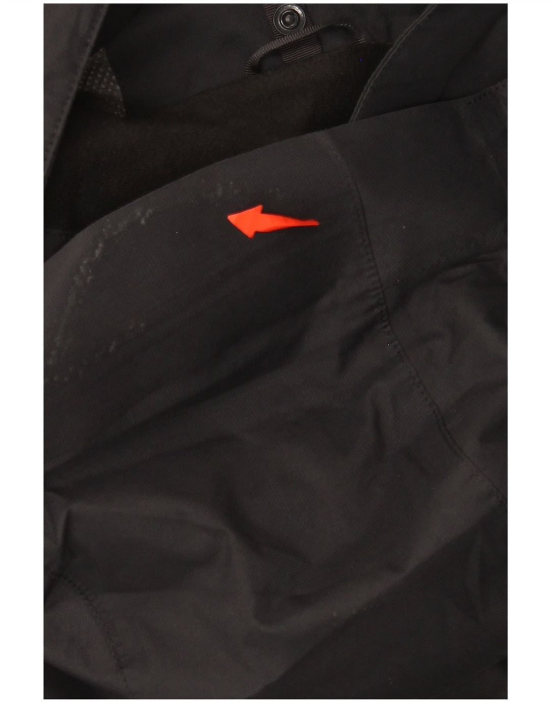 THE NORTH FACE Veste de pluie à capuche pour homme UK 40 Large Noir Polyester